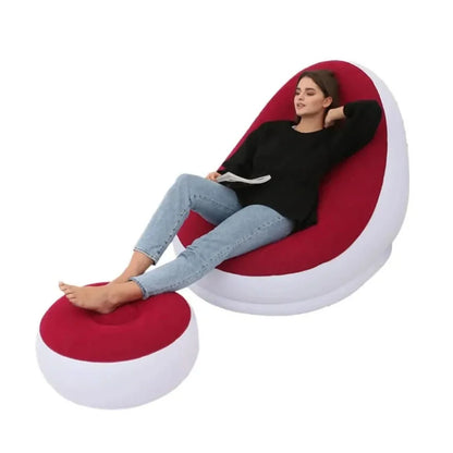 Skorter | Comfortcraze | Inflatable Lounge Sofa + Puff