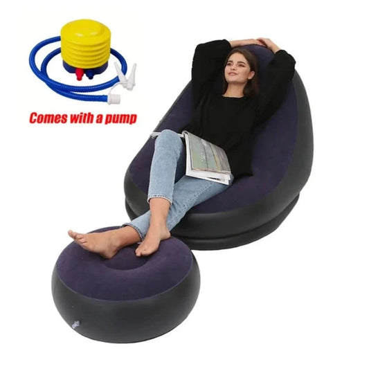 Skorter | Comfortcraze | Inflatable Lounge Sofa + Puff