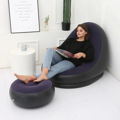 Skorter | Comfortcraze | Inflatable Lounge Sofa + Puff