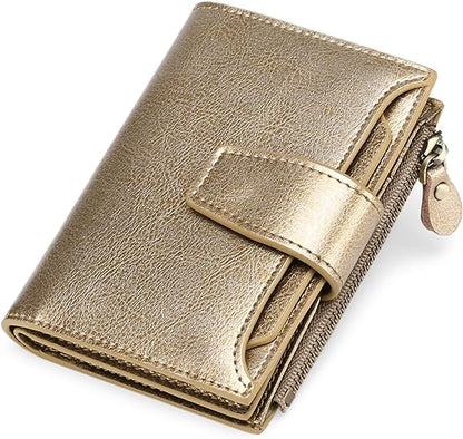 Skorter | Compact Genuine Leather RFID Blocking Multi-Functional Wallet