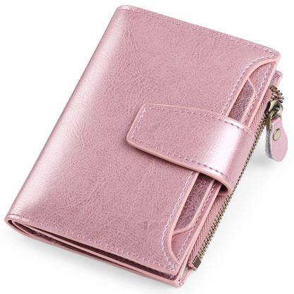 Skorter | Compact Genuine Leather RFID Blocking Multi-Functional Wallet