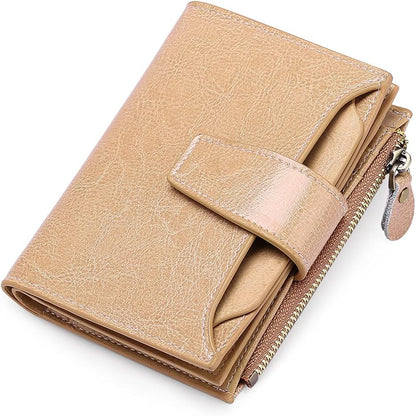Skorter | Compact Genuine Leather RFID Blocking Multi-Functional Wallet