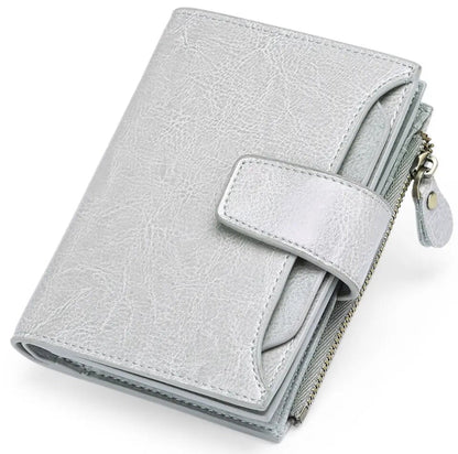 Skorter | Compact Genuine Leather RFID Blocking Multi-Functional Wallet