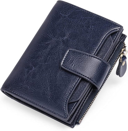 Skorter | Compact Genuine Leather RFID Blocking Multi-Functional Wallet