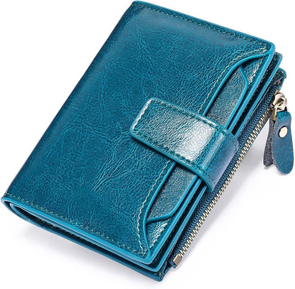 Skorter | Compact Genuine Leather RFID Blocking Multi-Functional Wallet