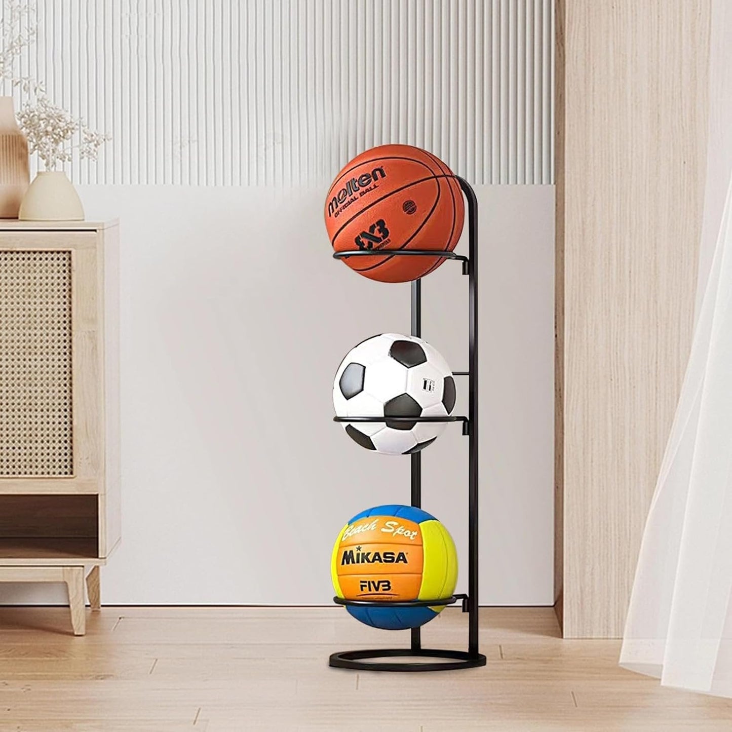 Skorter | Compact Storage Rack for Sports Balls and Accessories - BallRack Pro