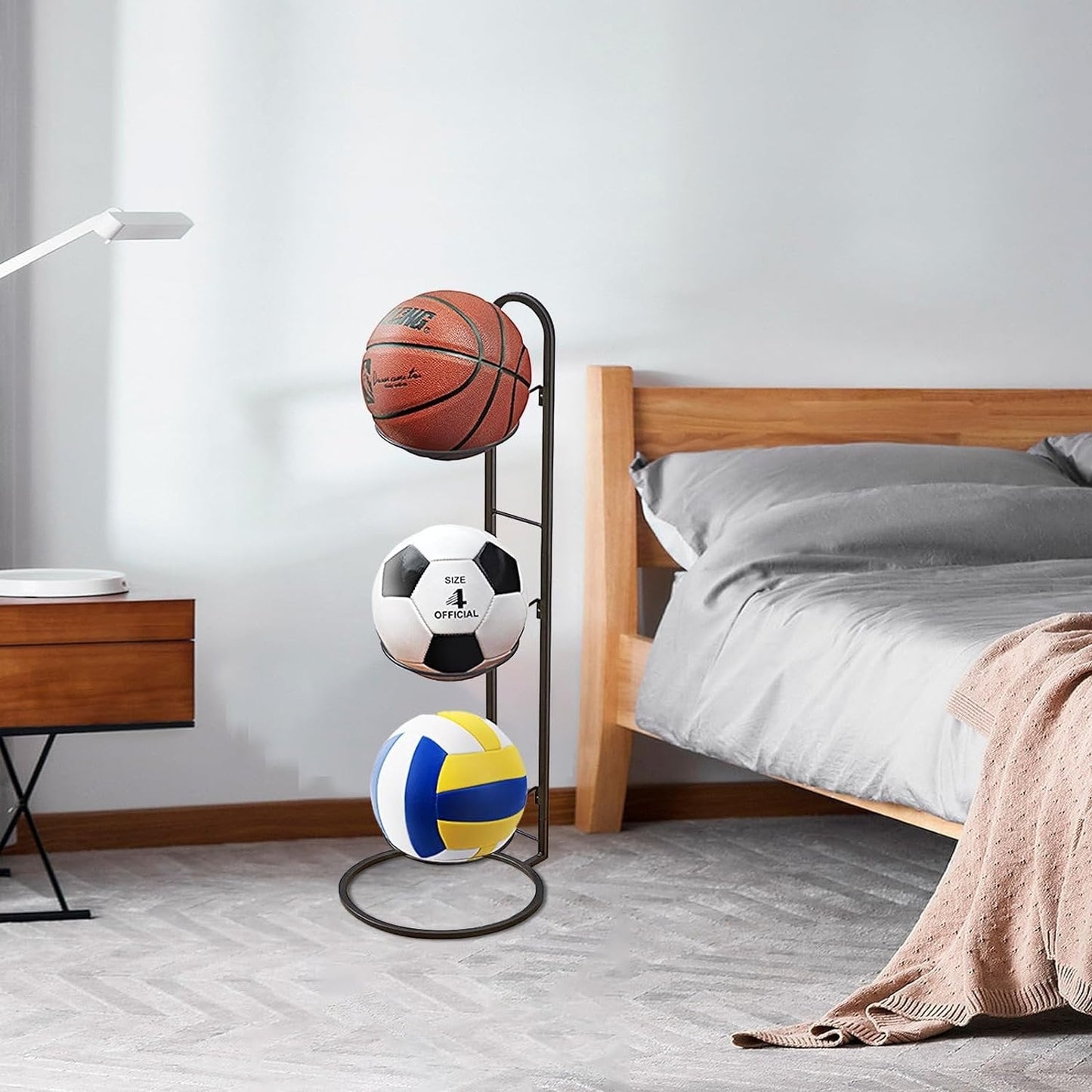 Skorter | Compact Storage Rack for Sports Balls and Accessories - BallRack Pro