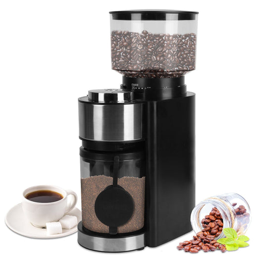 Skorter | Conical Drill Coffee Bean Electric Grinder with 25 Grind Settings