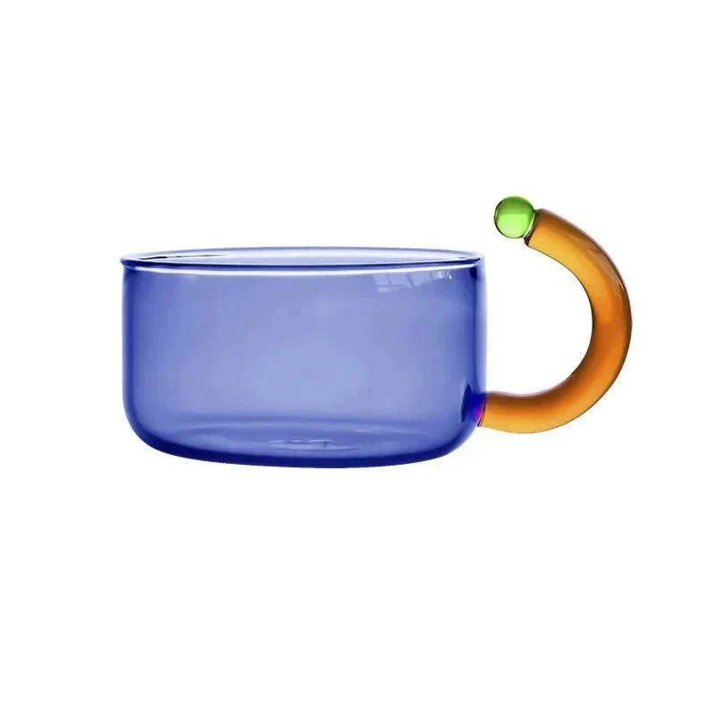 Skorter | Contrasting Color Translucent Kettle & Cups Set