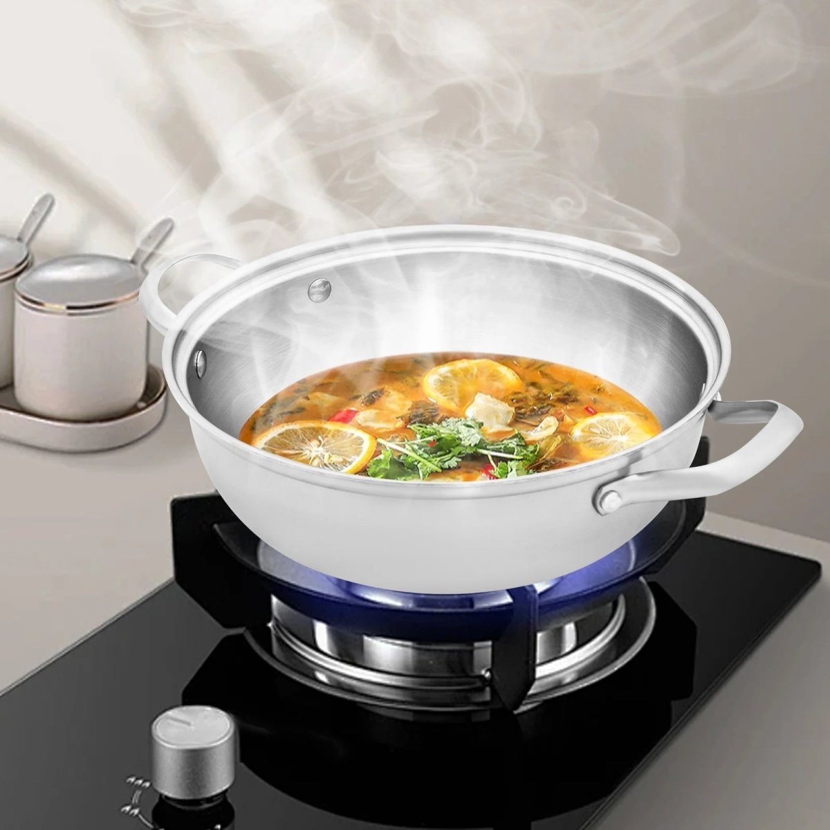 Skorter | CookSphere – Premium 26 cm Stainless Pot for All Heat Sources