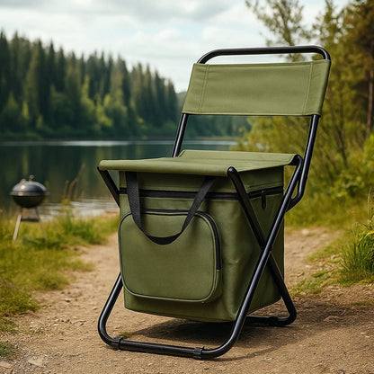 Skorter | Coolcamp Chair – Foldable Outdoor Chair with Built-In Cooler and Storage
