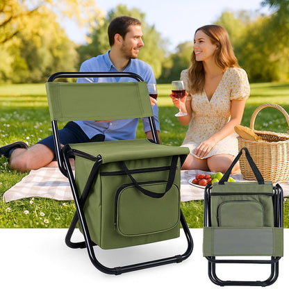 Skorter | Coolcamp Chair – Foldable Outdoor Chair with Built-In Cooler and Storage