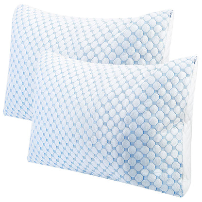 Skorter | Cooling Element Memory Foam Pillow Ventilated with Cooling Element Infused Memory Foam