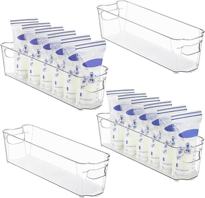 Skorter | COOLORGANIZE – Transparent Refrigerator Storage Bins for Clutter-Free Kitchen