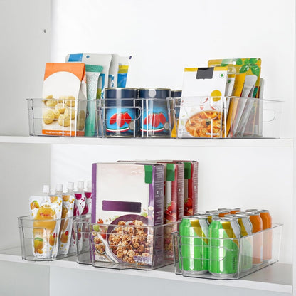 Skorter | COOLORGANIZE – Transparent Refrigerator Storage Bins for Clutter-Free Kitchen