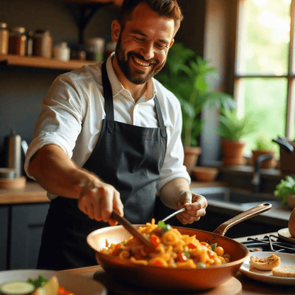 Skorter | Copper Pan – Professional Non-Stick Pan with Fast Heat Response