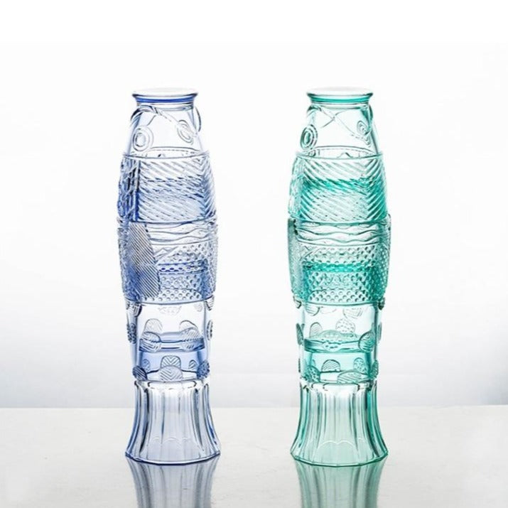 Skorter | Colored Glass Cup Set in Koi Fish Shape - Sale