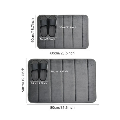 Skorter | CORAL VELVET MAT – Soft Bathroom Mat with Non-Slip Design for Comfort & Safety