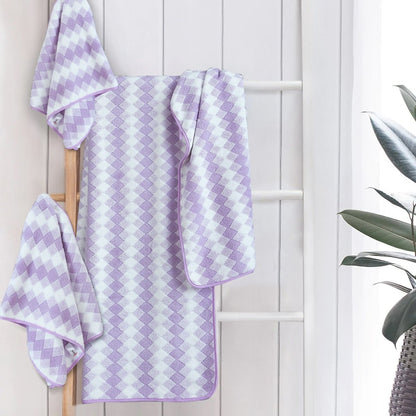 Skorter | Elysoria Coral Weave Towels | Plush, durable towels with maximum absorbency and quick-dry