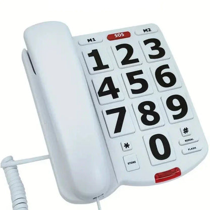 Skorter | Corded landline phone with large buttons for seniors home phone