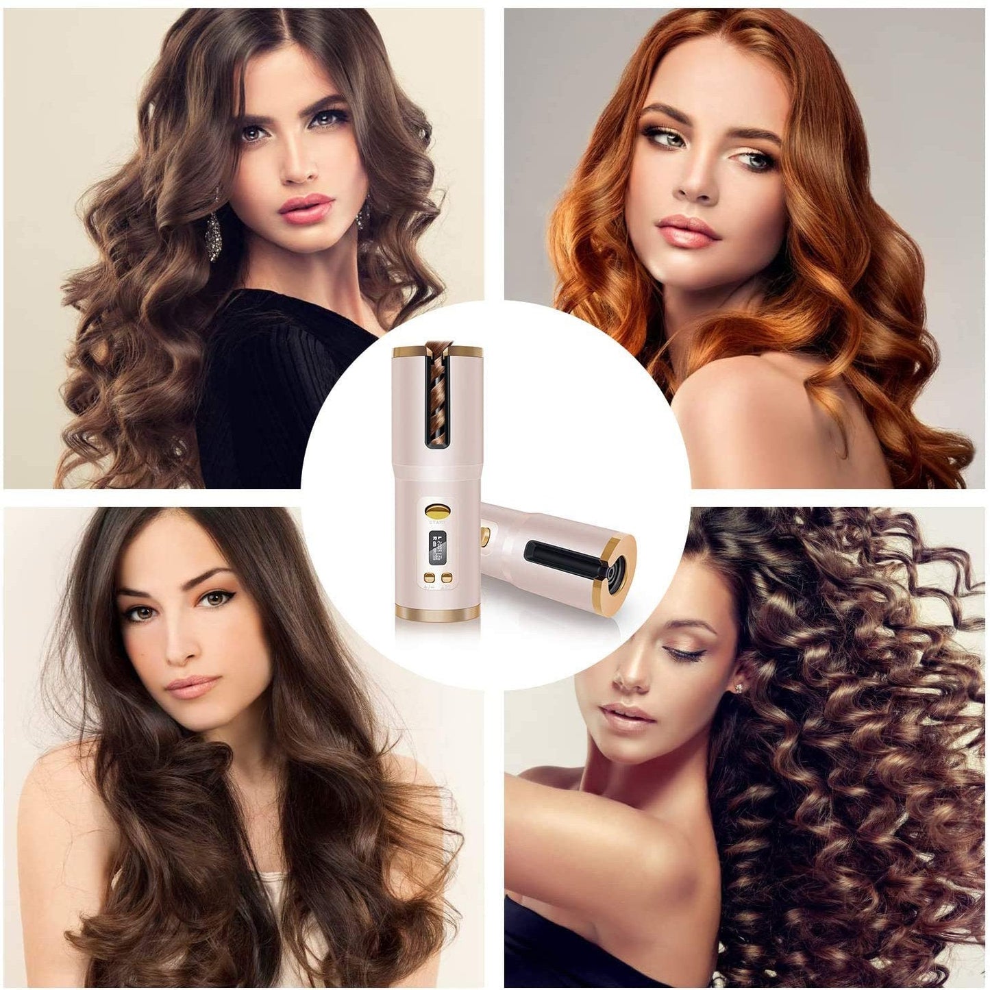 Skorter | Wireless Automatic Portable Ceramic Drum Hair Curling Iron