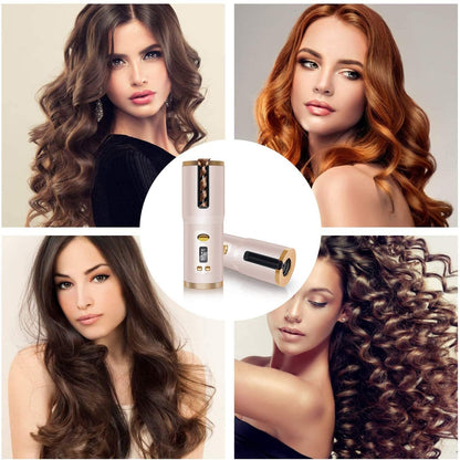 Skorter | Wireless Automatic Portable Ceramic Drum Hair Curling Iron