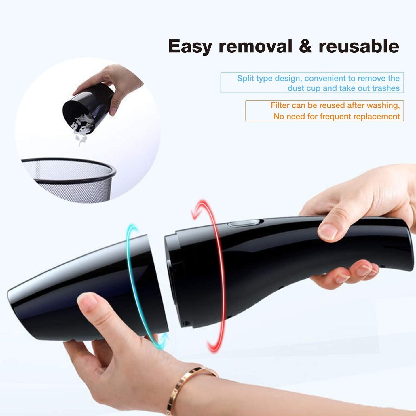 Skorter | Wireless Handheld High Power Portable Vacuum Cleaner