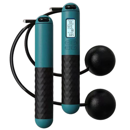 Skorter | Cordless Digital Skipping Rope with Weighted Handles