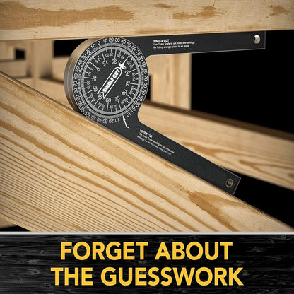 Skorter | CORNERWISE – Laser Engraved Miter Saw Corner Measuring Tool for Accurate Cuts