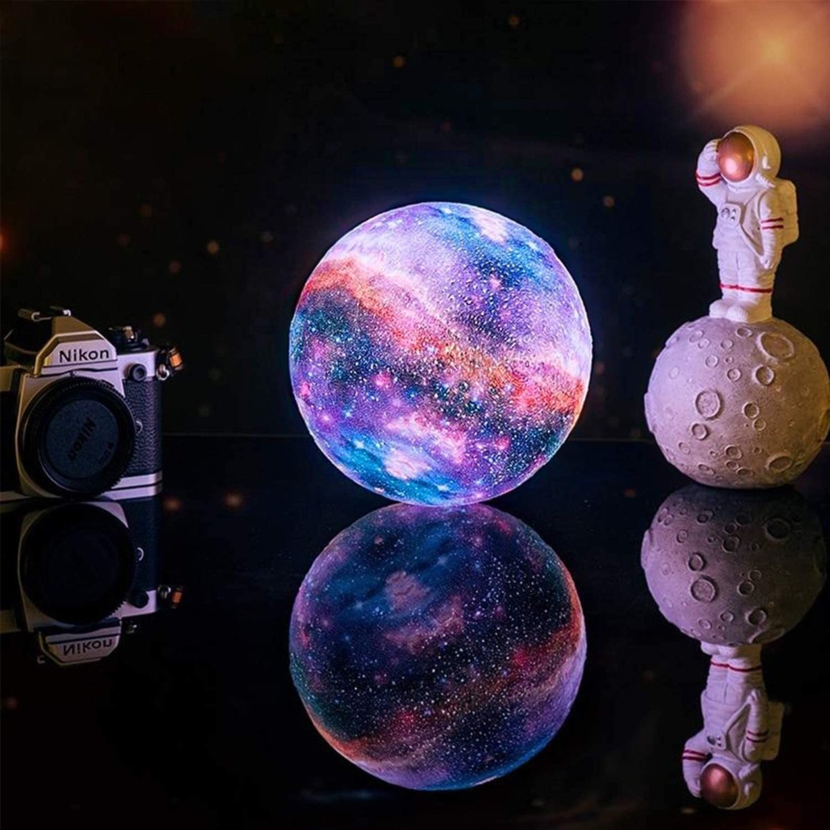 Skorter | CosmoShine – Multicolor Moon Night Light with Remote Control