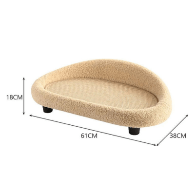 Skorter | COSYCAT Retreat – Stylish Cat Bed with Sisal Scratch Surface & Cushion