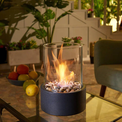 Skorter | CosyFlame – Smoke-Free Table Fireplace with Real Flames & Scandinavian Design