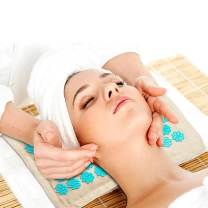 Skorter | Acupressure mat with Pillow and 5500 Pressure Points – The Florapress Relaxation Set