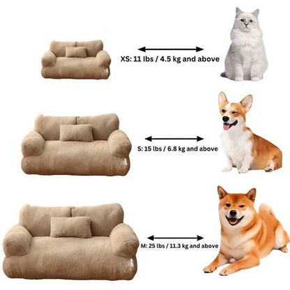 Skorter | CozyCloud Bolster – Calming Pet Bed with Washable Cover for Dogs and Cats