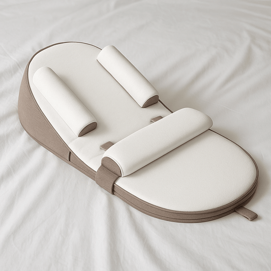 Skorter | CozyCradle Pillow – Side Sleeper Support with Anti-Reflux Incline for Newborns