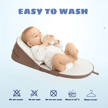 Skorter | CozyCradle Pillow – Side Sleeper Support with Anti-Reflux Incline for Newborns