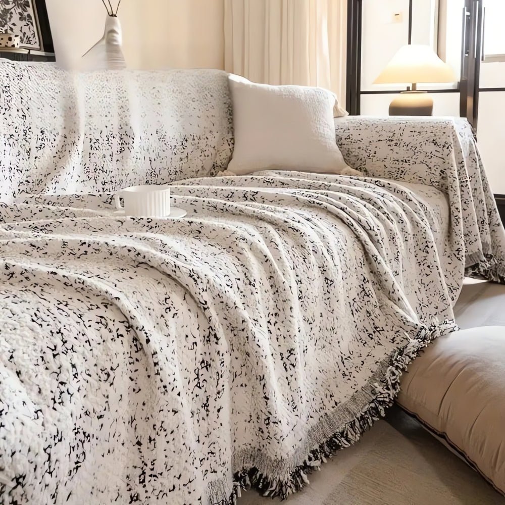 Skorter | CozyNest – Reversible Microfiber Sofa Cover, Non-Slip and Easy Care