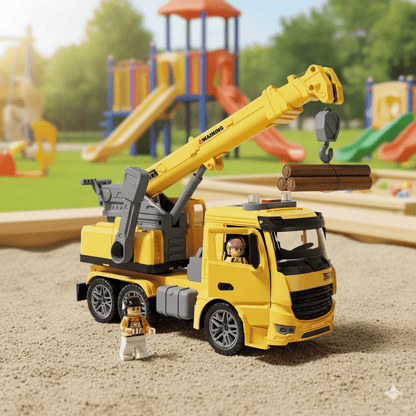 Skorter | CraneMax Junior – Construction Crane Toy with Lights & Sound