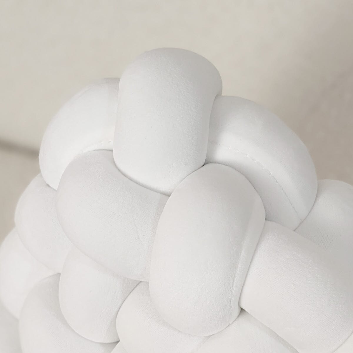 Skorter | Cream Loop Woven Effect Decorative Cushion