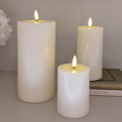 Skorter | Cream Realistic LED Lights - Set of 3