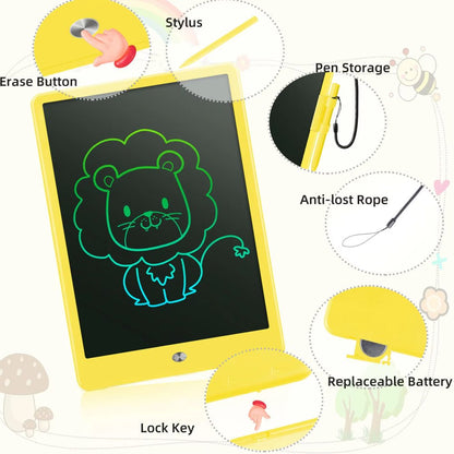 Skorter | Creasketch – LCD Drawing Board for Kids with One-Click Erase & No Screen Glare