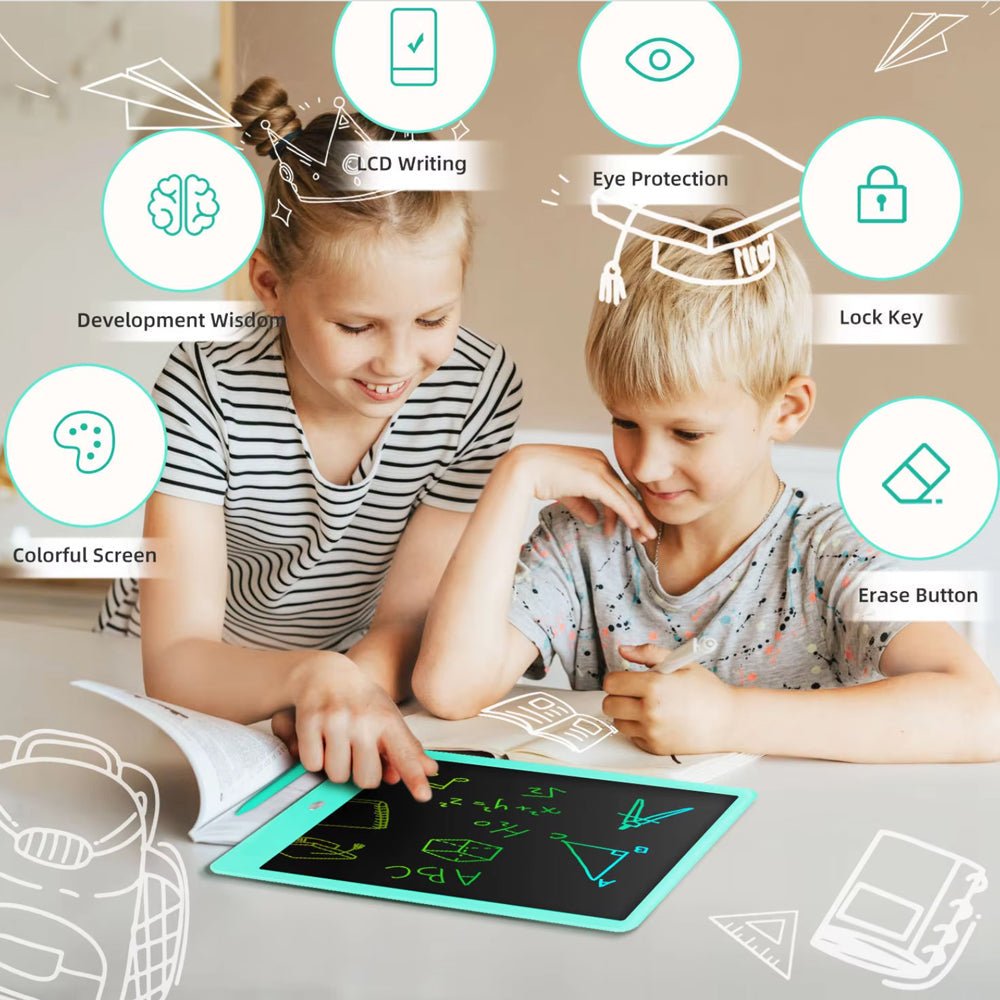 Skorter | Creasketch – LCD Drawing Board for Kids with One-Click Erase & No Screen Glare