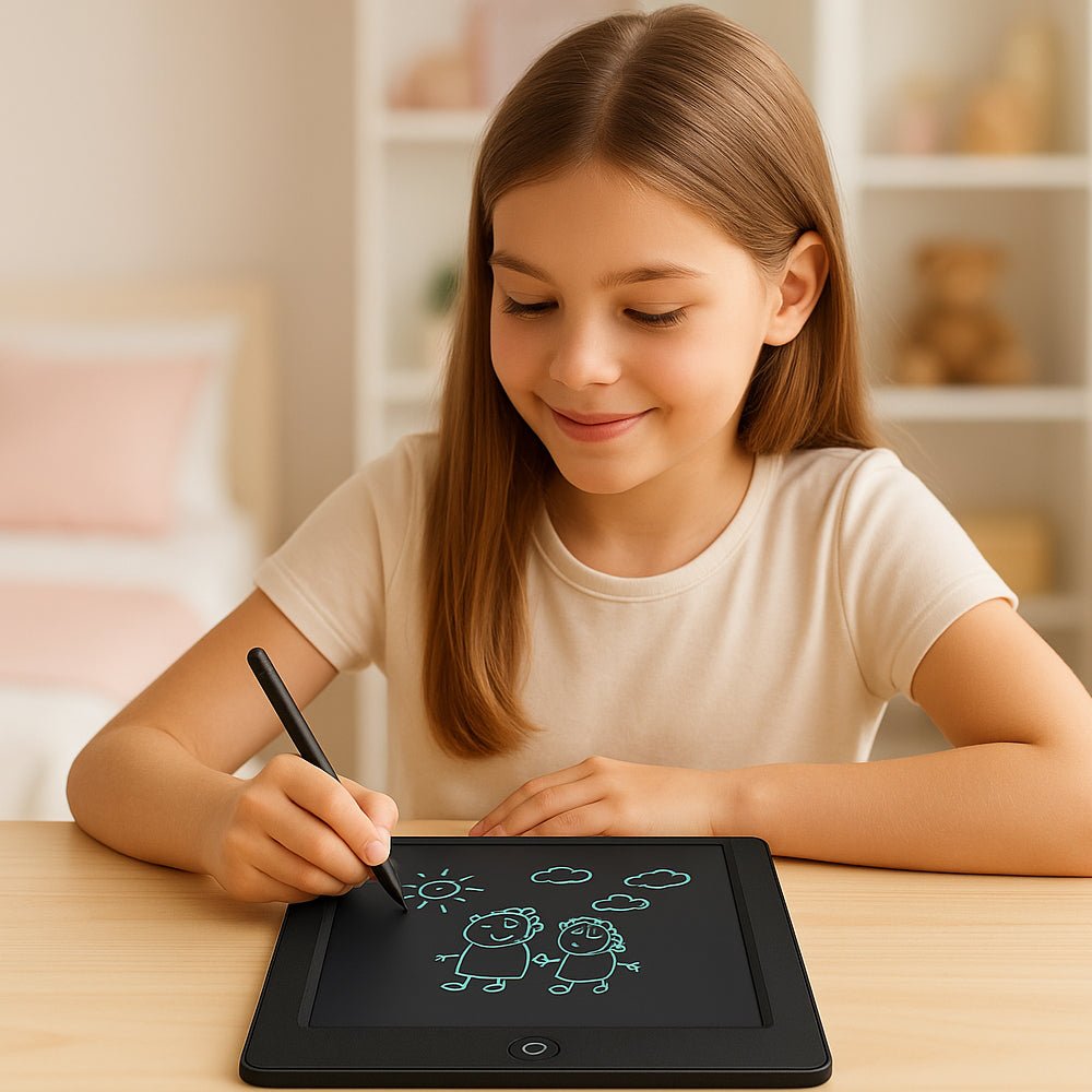 Skorter | Creasketch – LCD Drawing Board for Kids with One-Click Erase & No Screen Glare