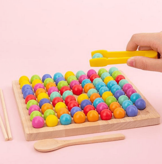 Skorter | Creative Beads – Montessori wooden bead set for fine motor skills & creativity