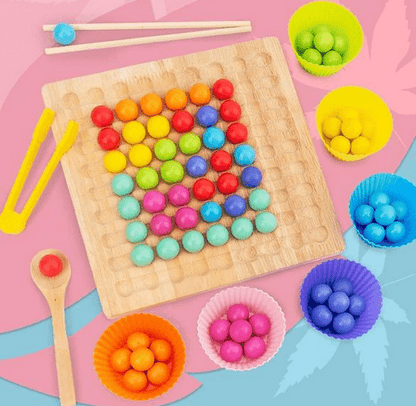 Skorter | Creative Beads – Montessori wooden bead set for fine motor skills & creativity