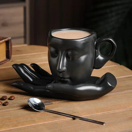 Skorter | Coffee Cup Set with Minimalist Face Shape