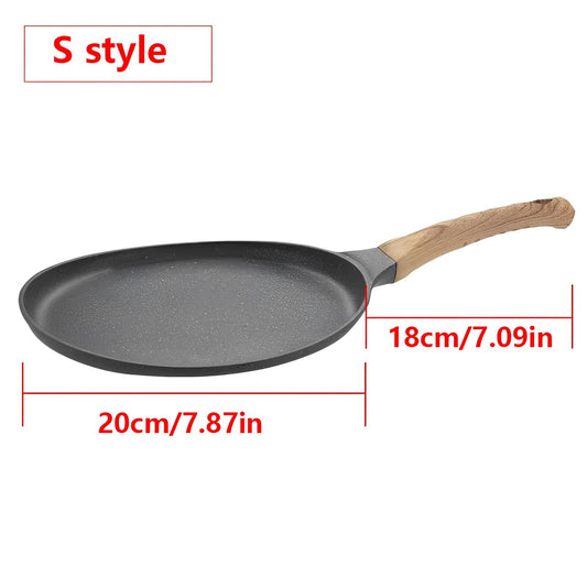 Skorter Non-stick Gray with Wooden Handle