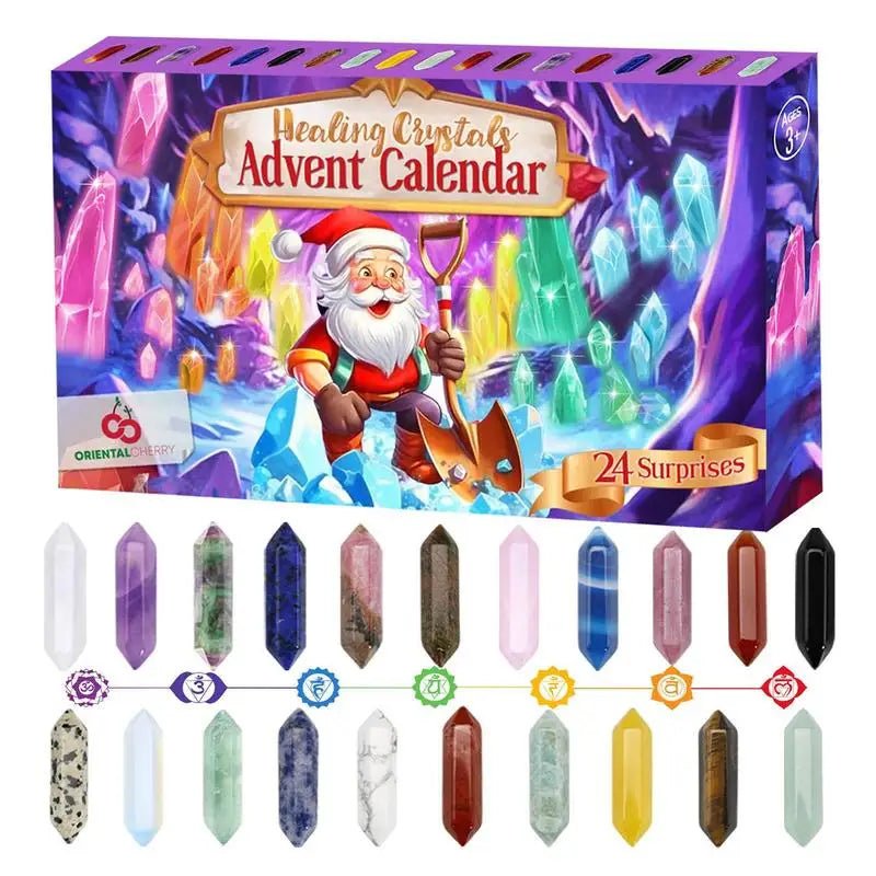Skorter | CRYSTAL ADVENT CALENDAR 2025 – 24 Unique Crystals for a Magical Christmas Countdown