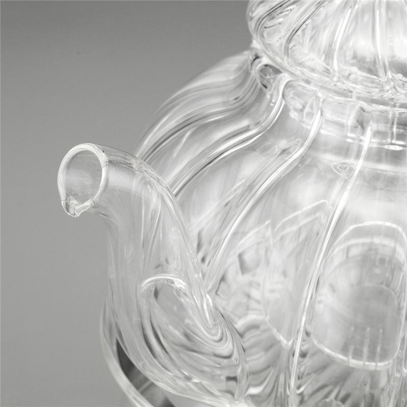 Skorter | Crystal Clear Glass Teapot Set