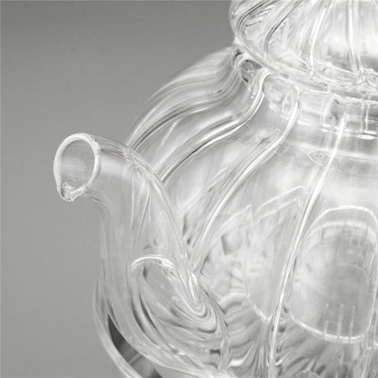 Skorter | Crystal Clear Glass Teapot Set